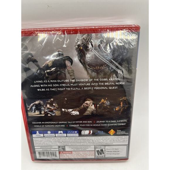 God of War Playstation Hits PS4 Hits Brand New Factory Sealed - Picture 3 of 7